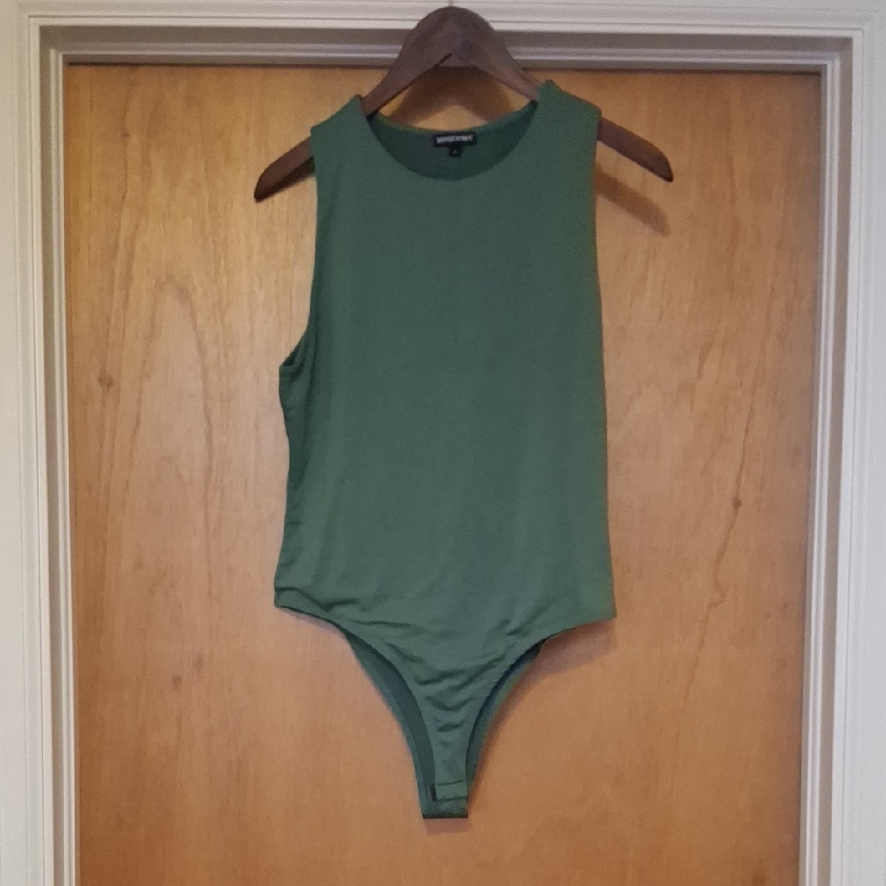 🤑 FINAL DROP! Green Sleeveless Bodysuit
